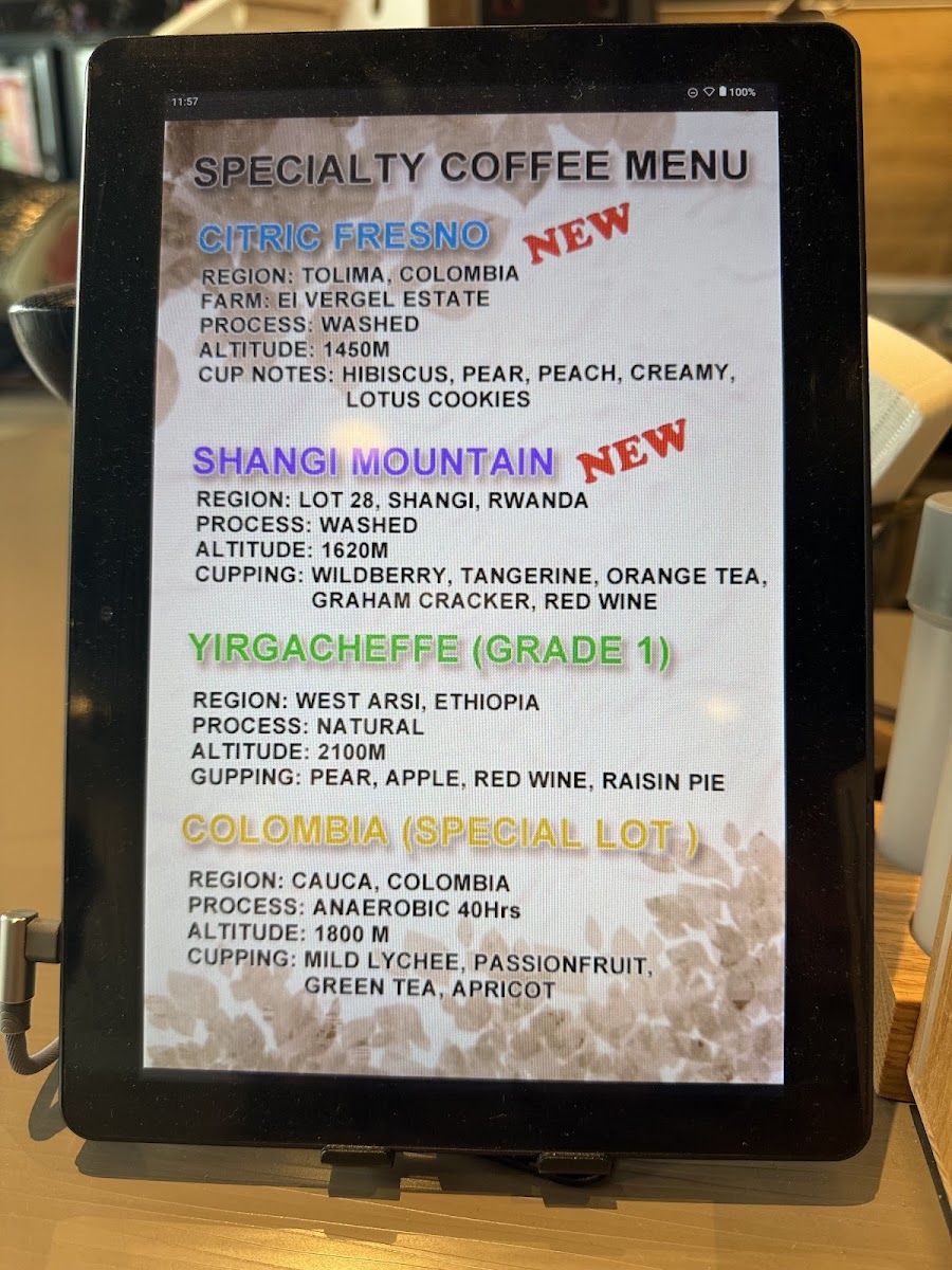 Menu Z3 Specialty Coffee-2