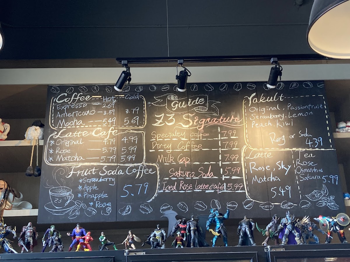 Menu Z3 Specialty Coffee-5