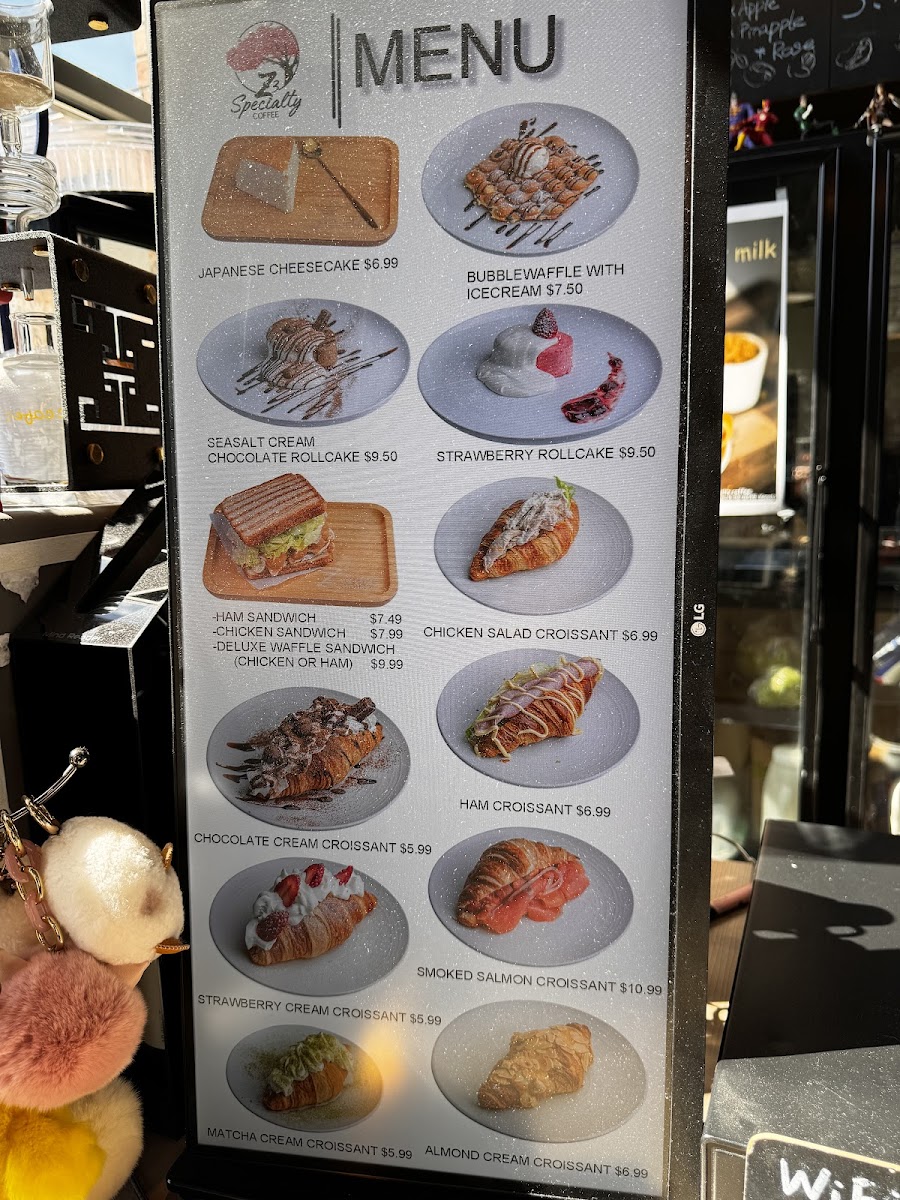 Menu Z3 Specialty Coffee-9