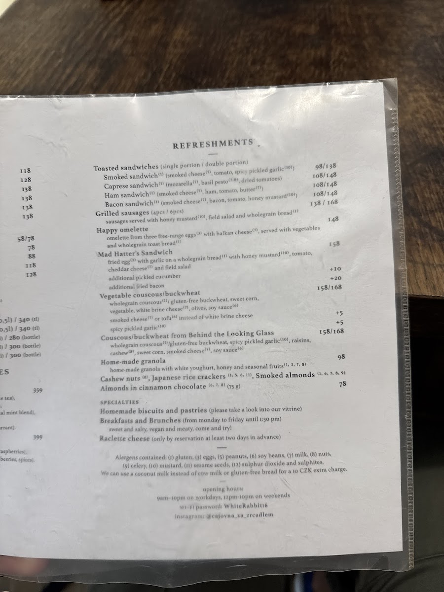Menu Za Zrcadlem-5