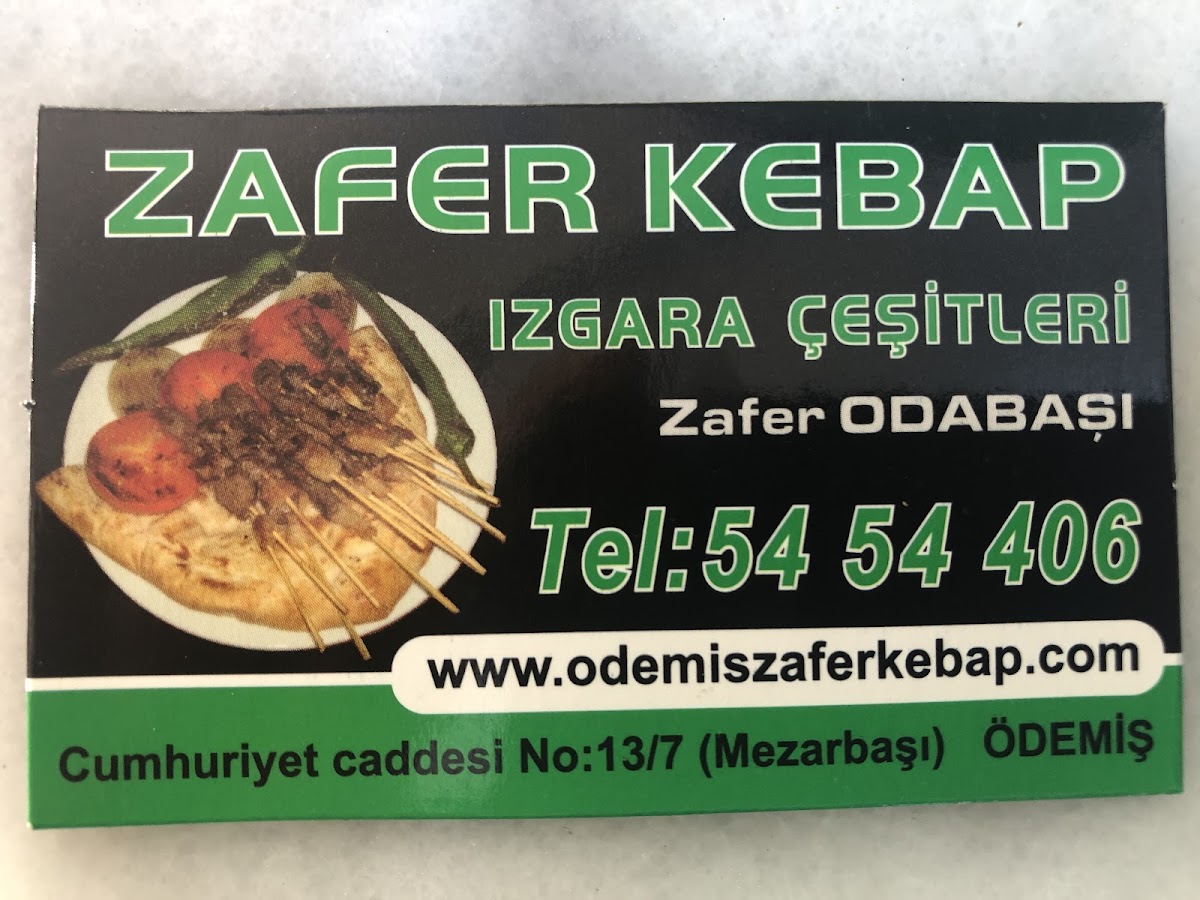 Menu Zafer Kebap-1