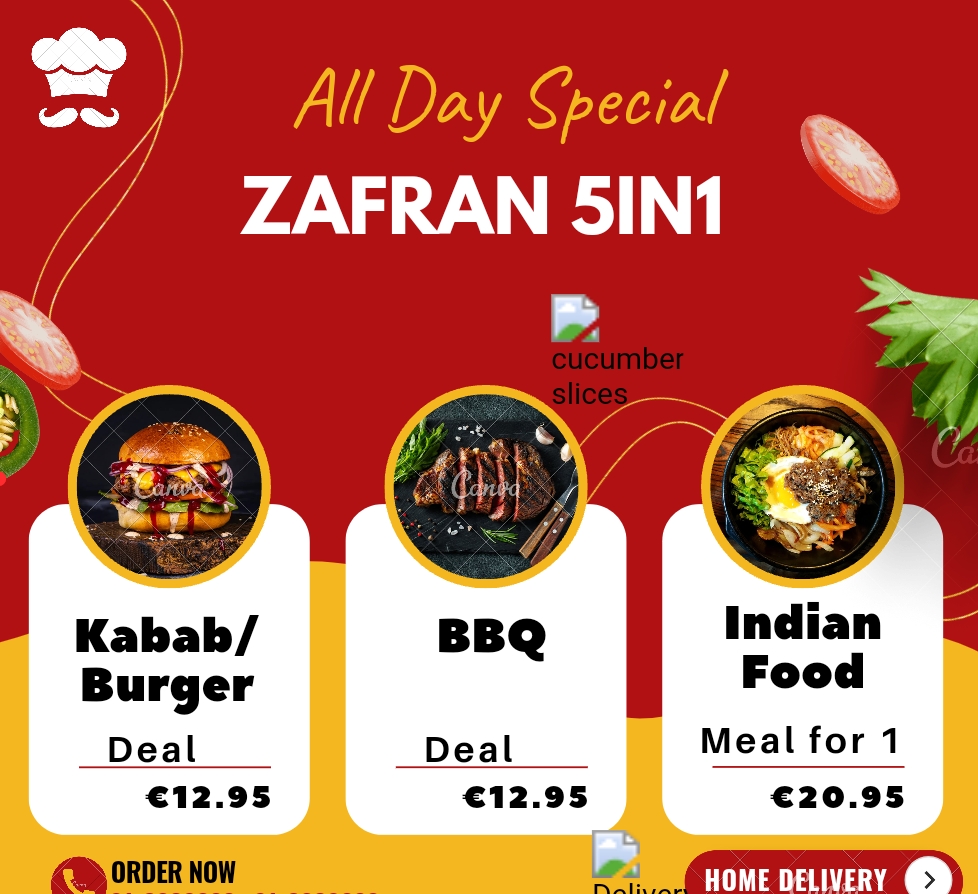 Menu Zafran Pakistan Indian Restaurant And Kebab House-3