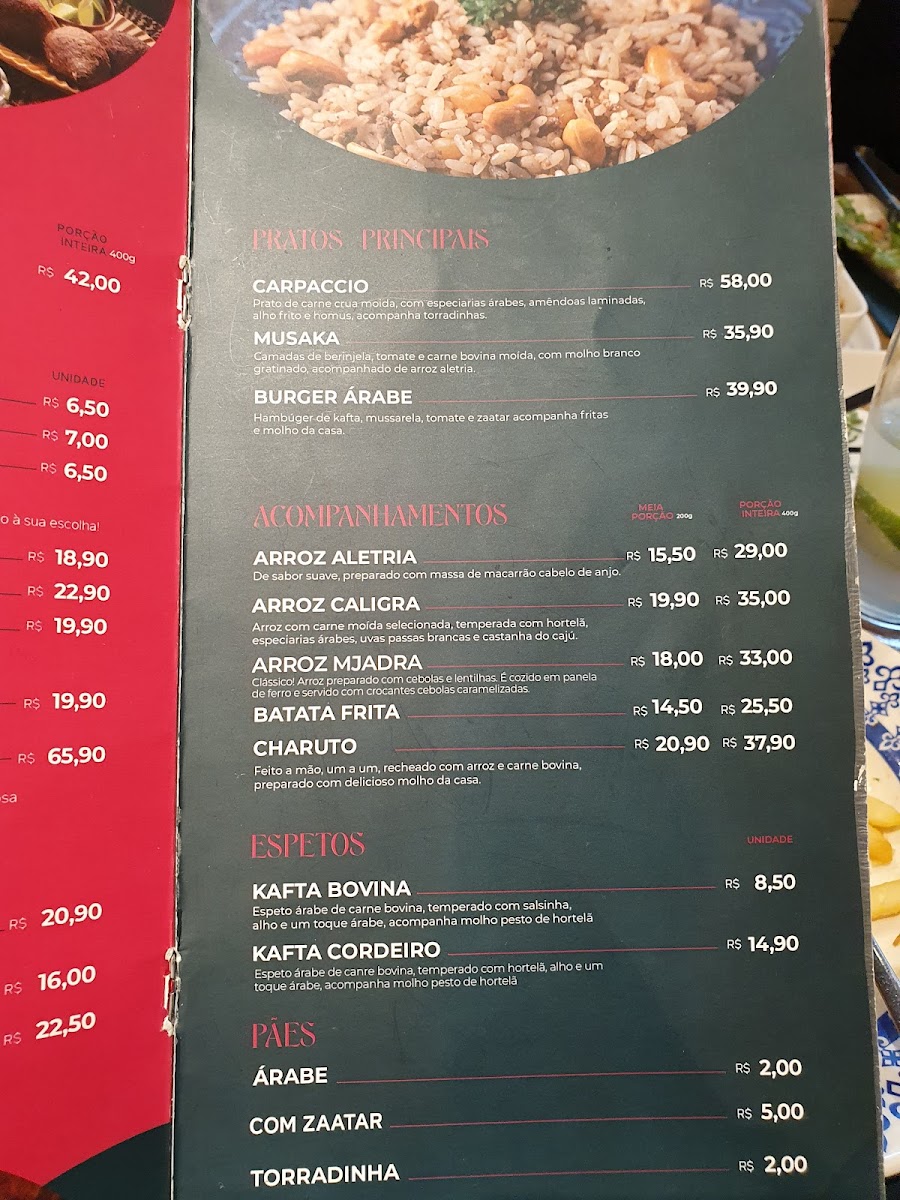 Menu Zahrii Culinária Arabe-7