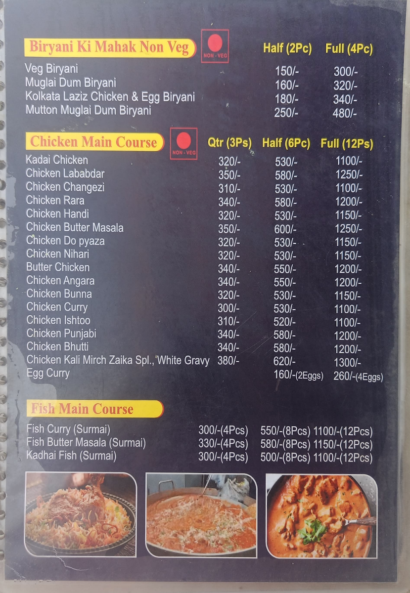 Menu Zaika-E-Dilli-2