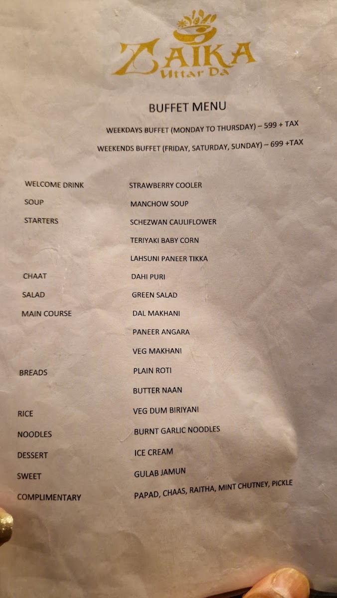 Menu Zaika Uttar Da-6