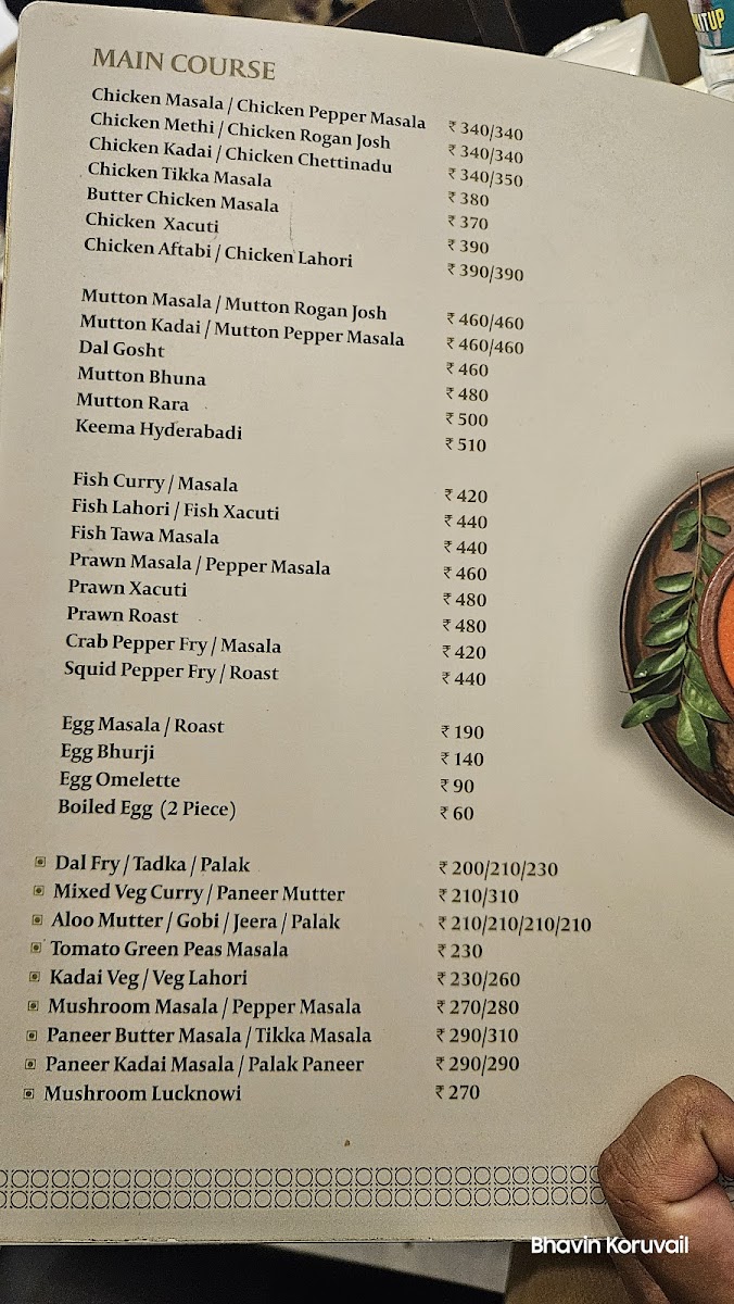 Menu Zaitoon Restaurant, Anna Nagar-1