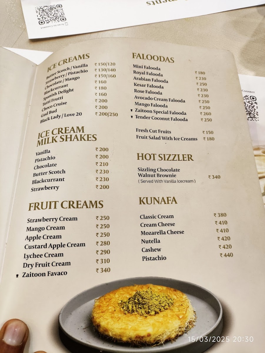 Menu Zaitoon Restaurant, Anna Nagar-4