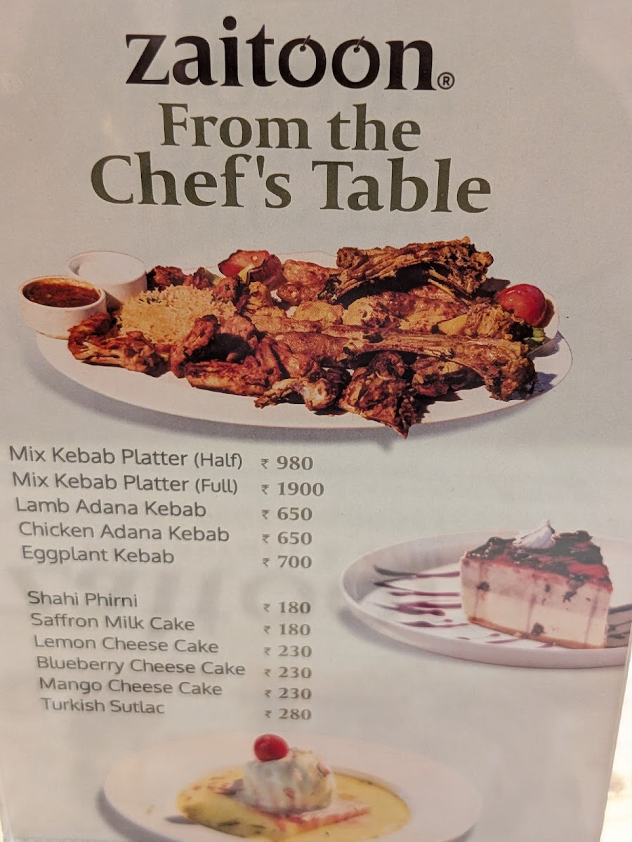 Menu Zaitoon Restaurant, Anna Nagar-6