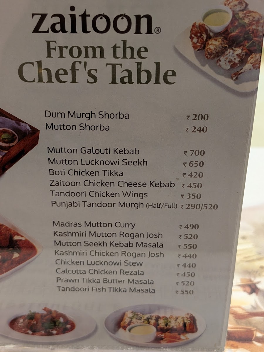 Menu Zaitoon Restaurant, Anna Nagar-8