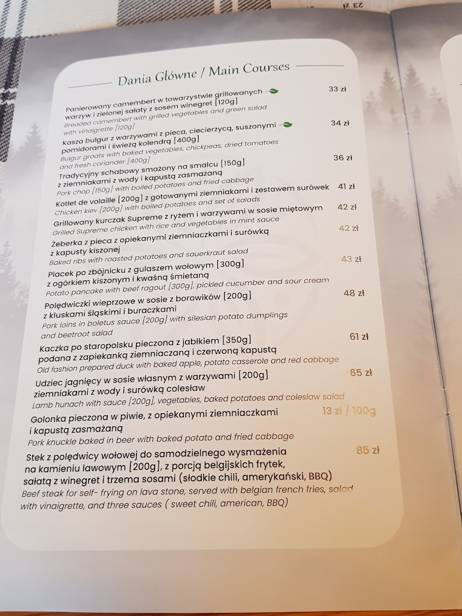 Menu Zakopiańskie Smaki-7