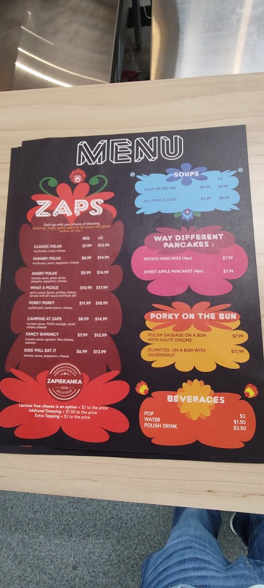 Menu Zaps Polish Street Food-8