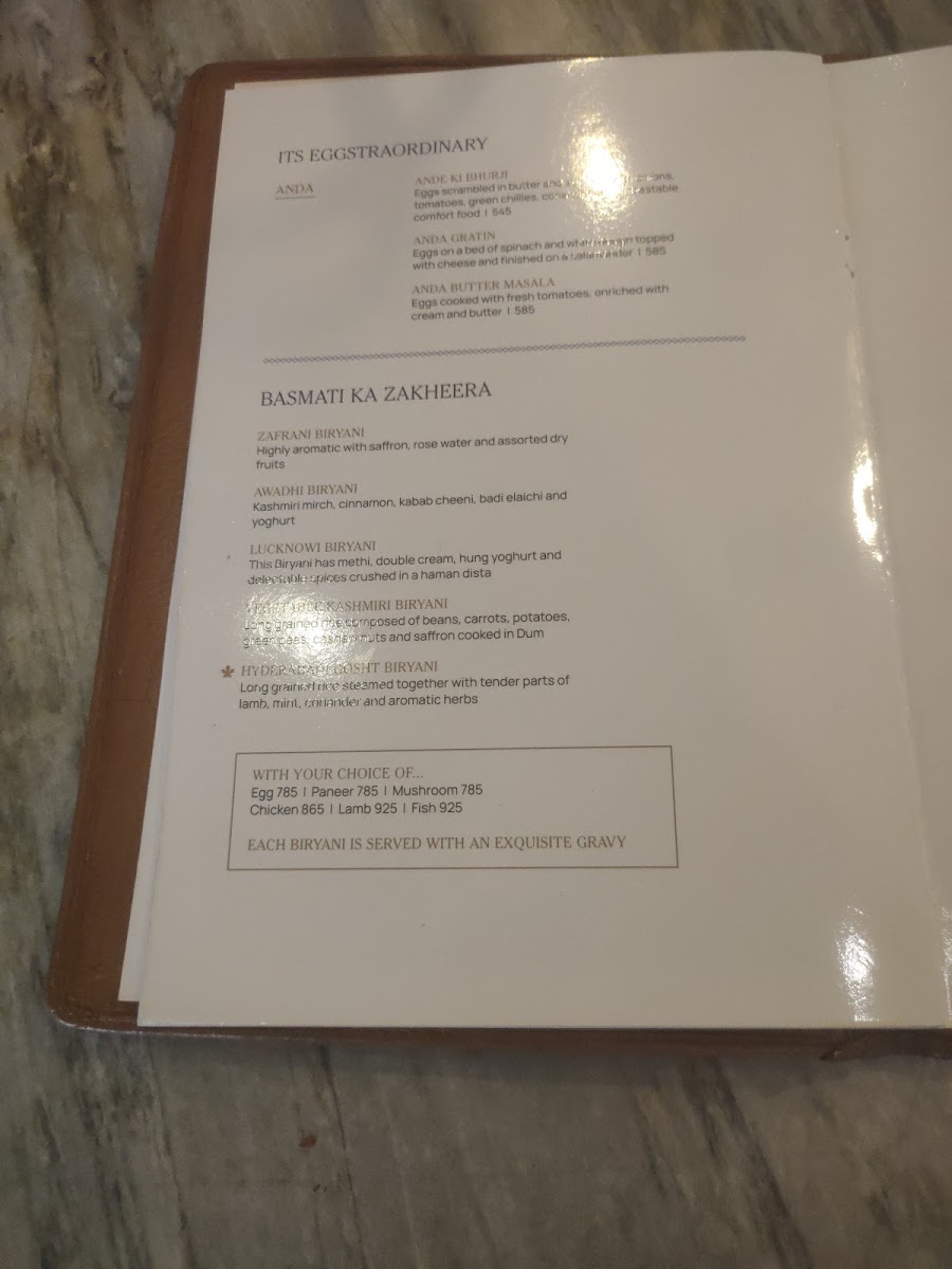 Menu Zaranj-10