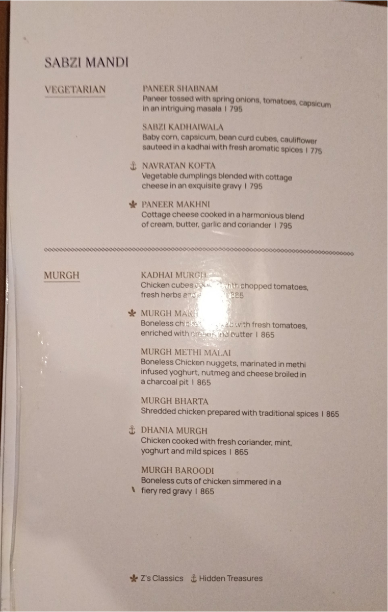 Menu Zaranj-2