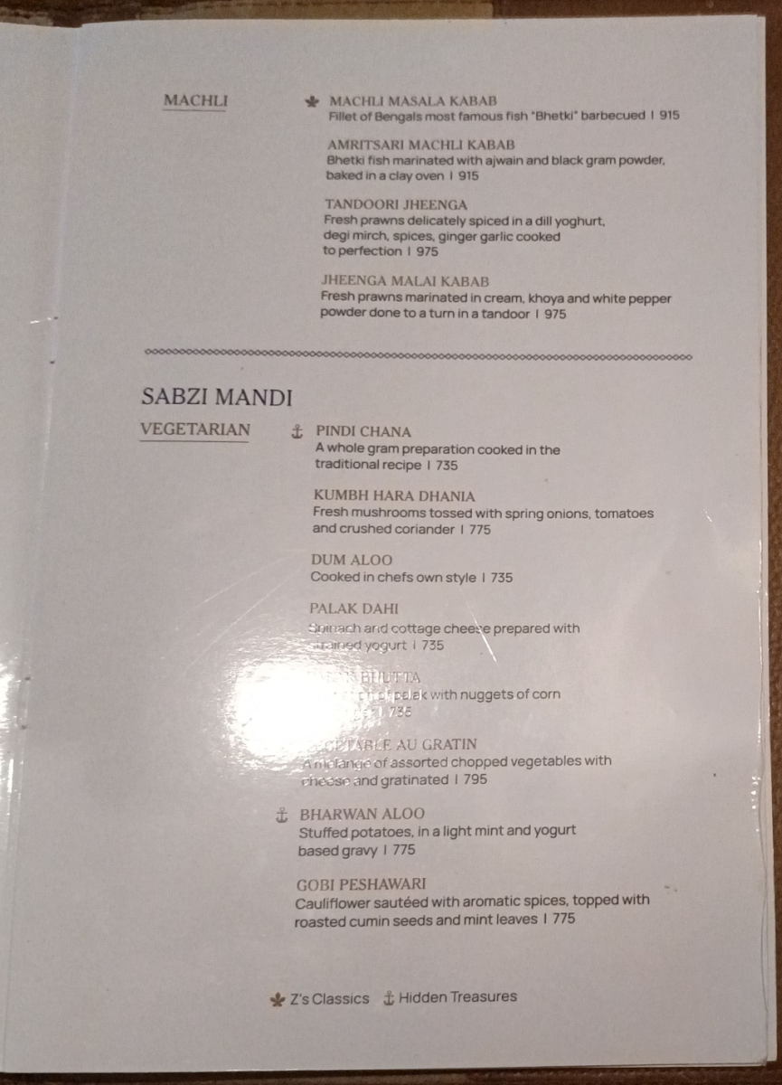 Menu Zaranj-6