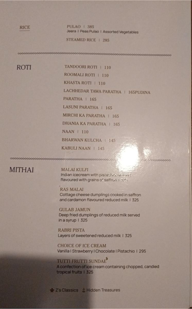 Menu Zaranj-7