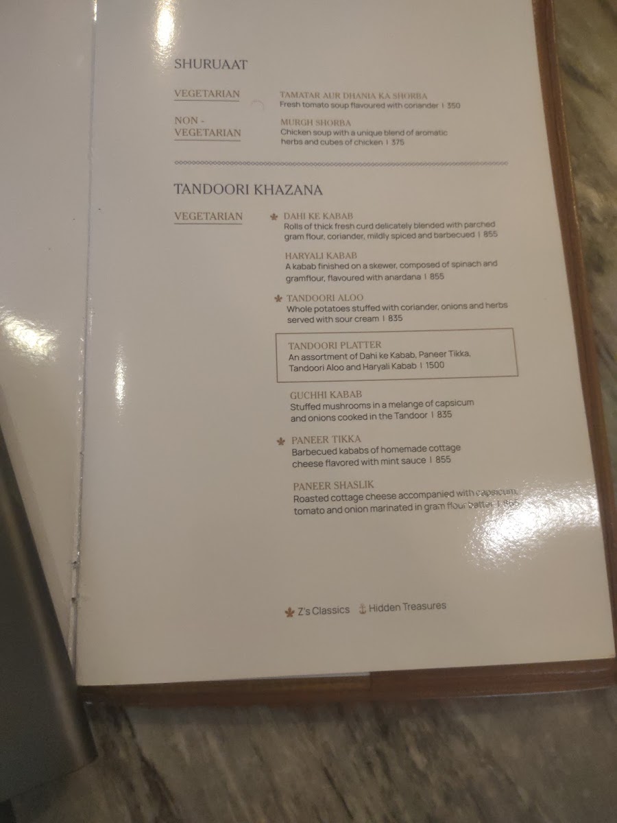Menu Zaranj-8