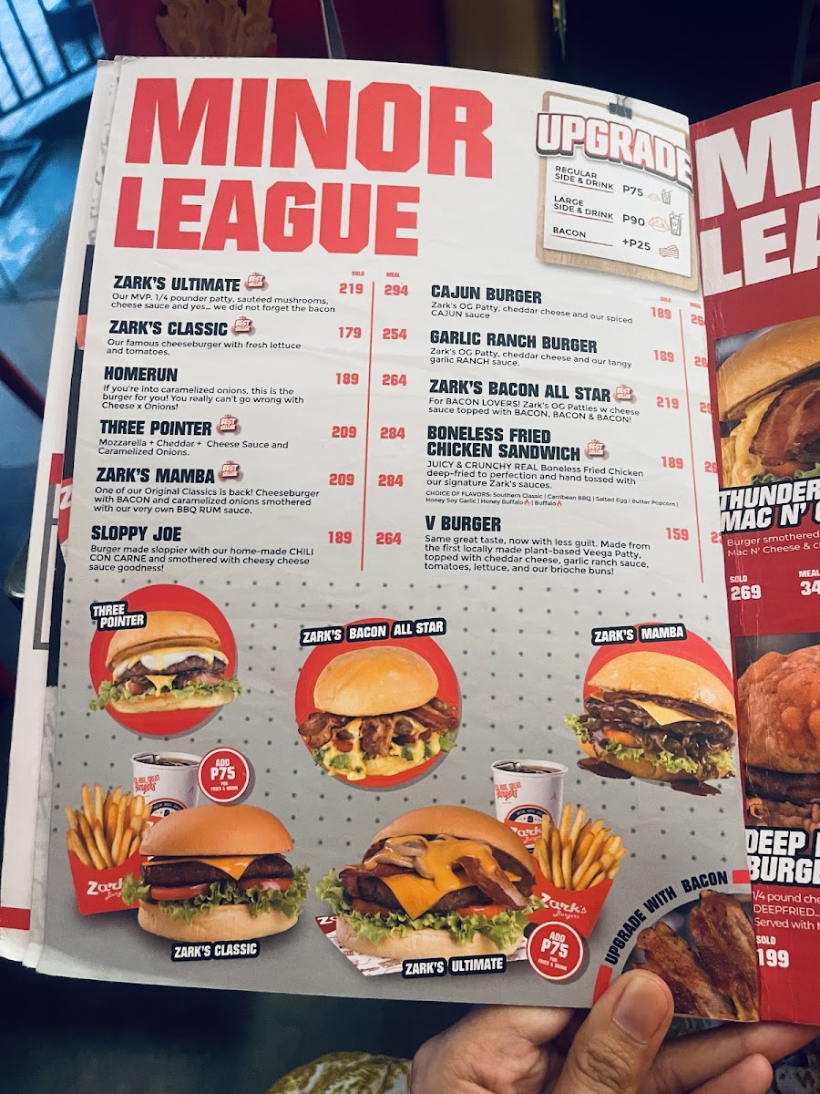 Menu Zark's Burgers - Fiesta Carnival Araneta City-3