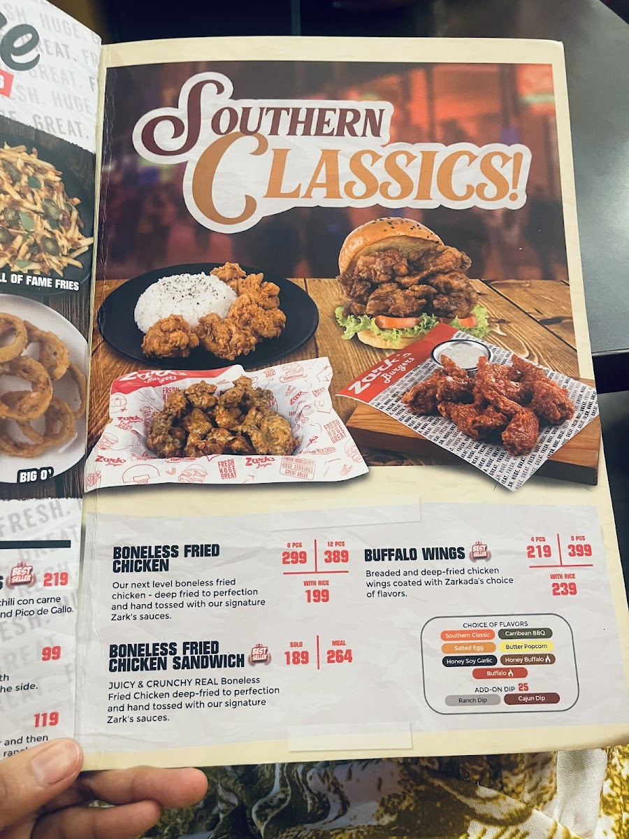 Menu Zark's Burgers - Fiesta Carnival Araneta City-4