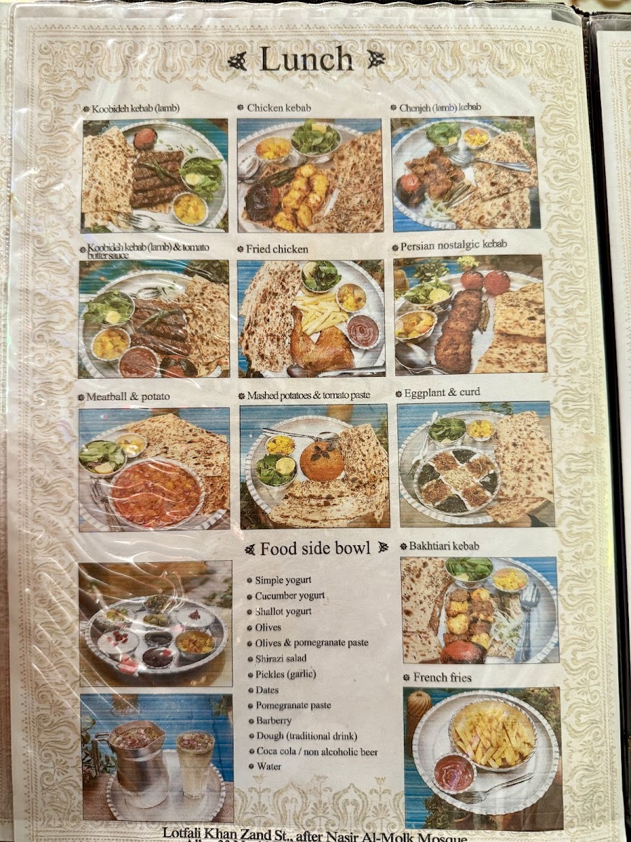Menu Zarnegar Traditional House (Former Dash Akol Restaurant)-5