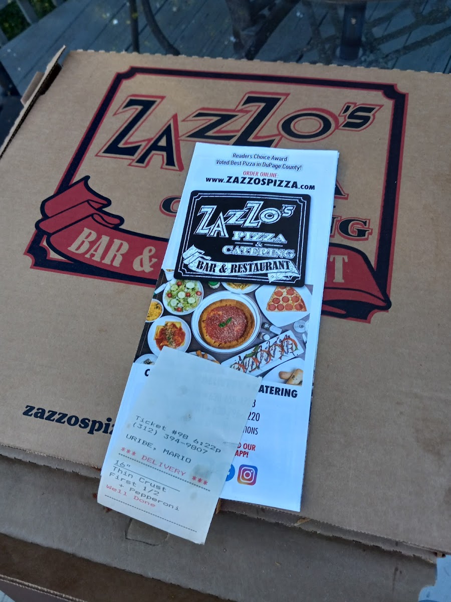 Menu Zazzo's Pizza & Bar - Darien-7