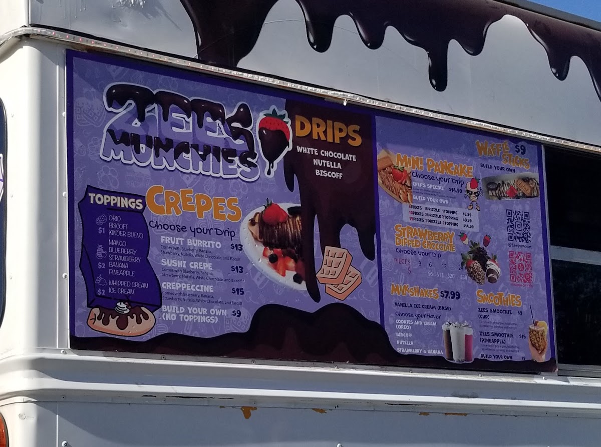 Menu Zees Munchies Truck-2