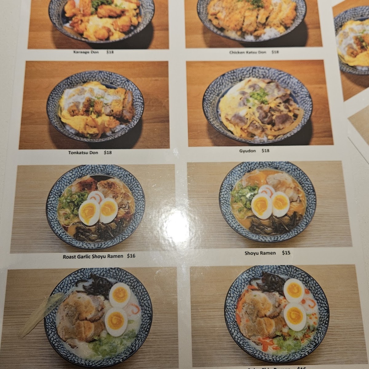 Menu Zen Kyoto - Bay Adelaide Centre-3