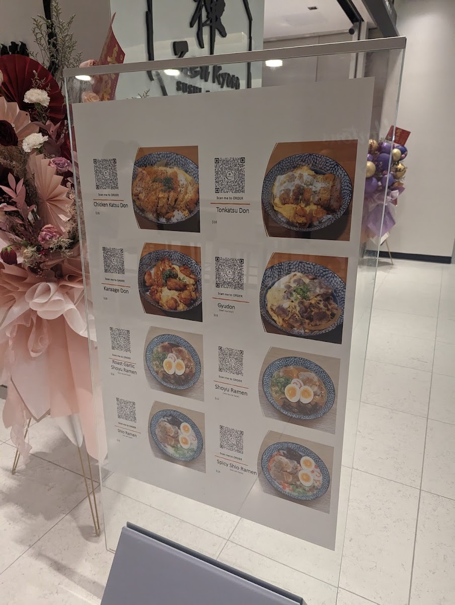 Menu Zen Kyoto - Bay Adelaide Centre-8