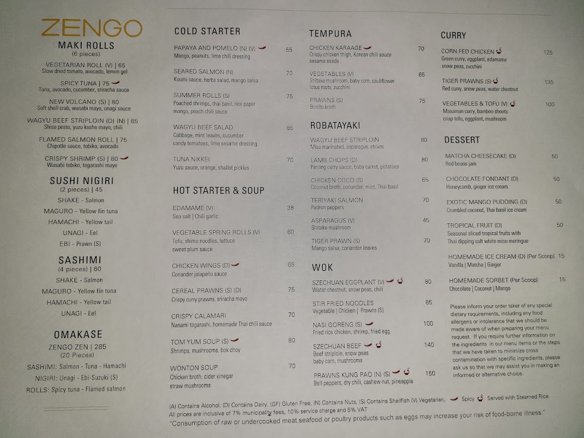 Menu Zengo-1