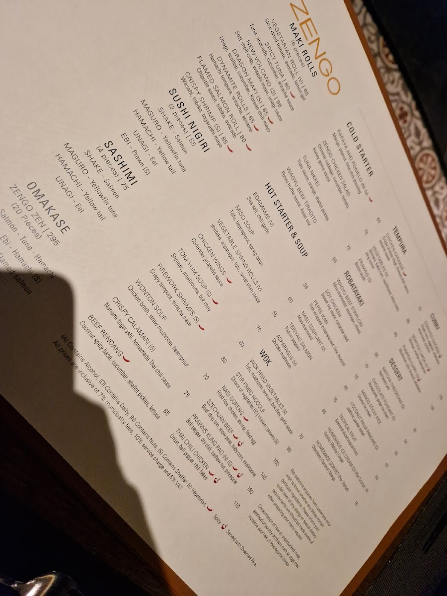 Menu Zengo-4