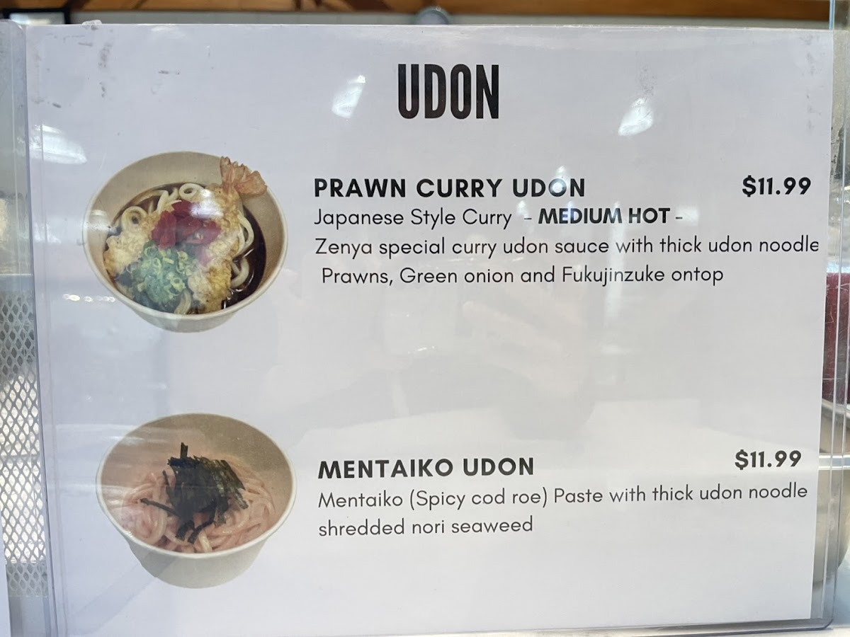 Menu Zenya-3