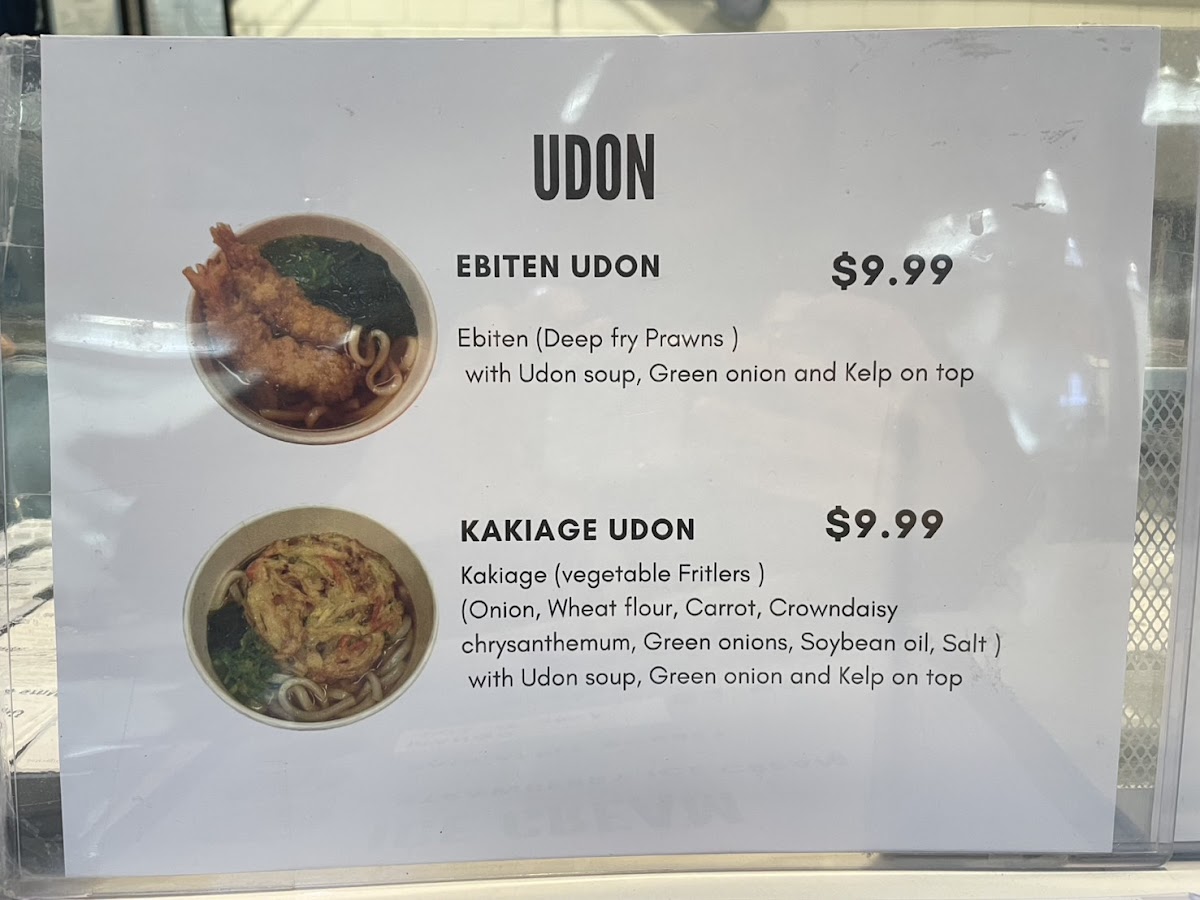 Menu Zenya-7