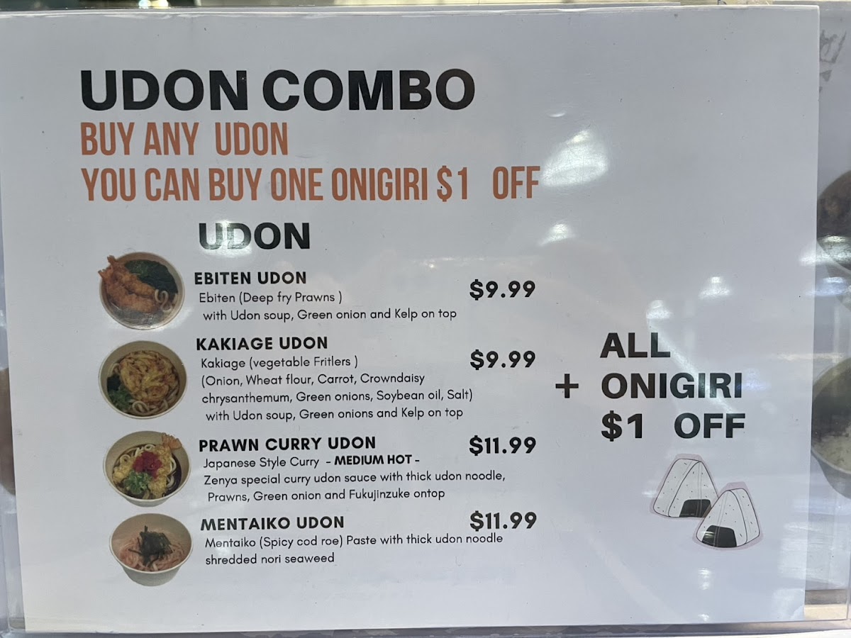 Menu Zenya-8