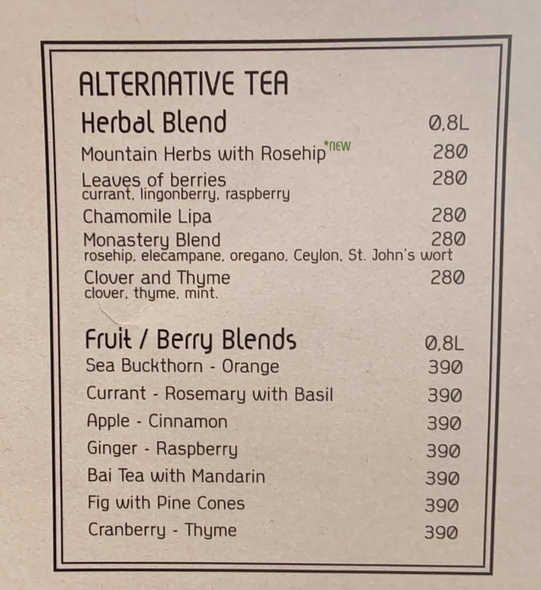Menu Zerno-5