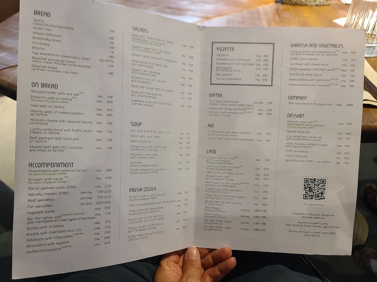 Menu Zerno-9