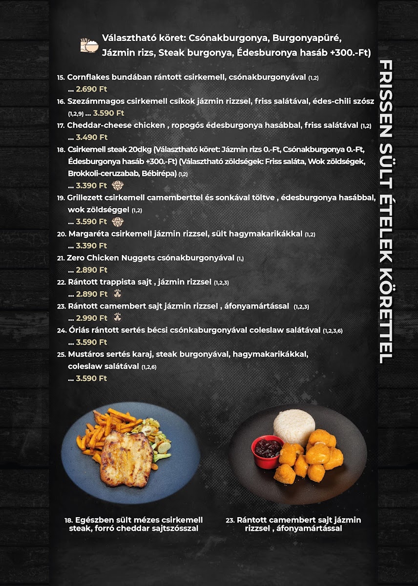 Menu Zero Bistro & Bar-5