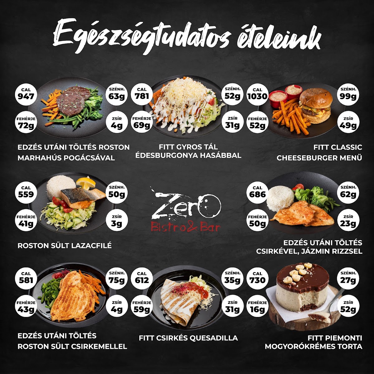 Menu Zero Bistro & Bar-8