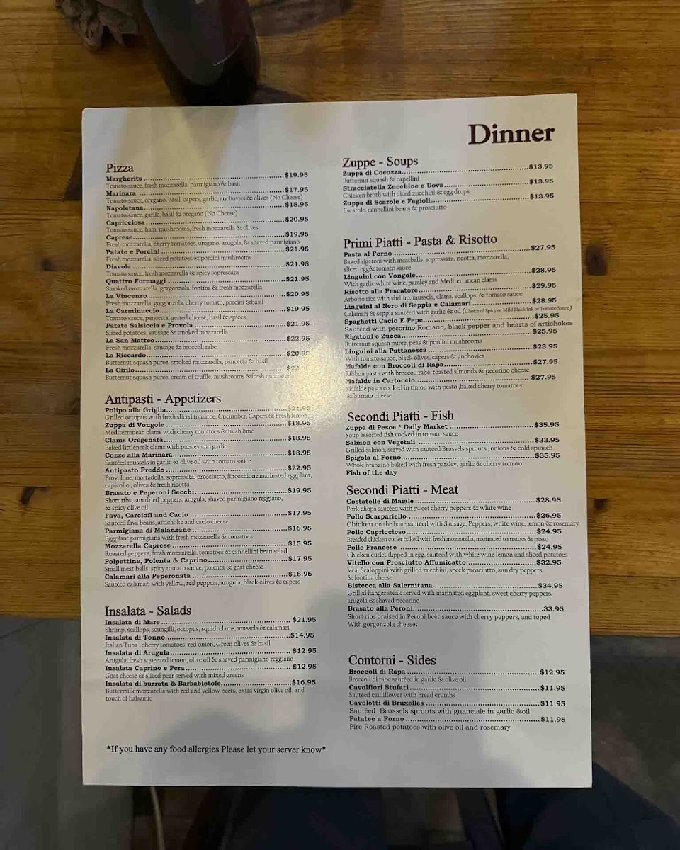Menu Zero Otto Nove Bronx-10