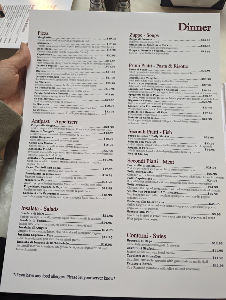 Menu Zero Otto Nove Bronx-5