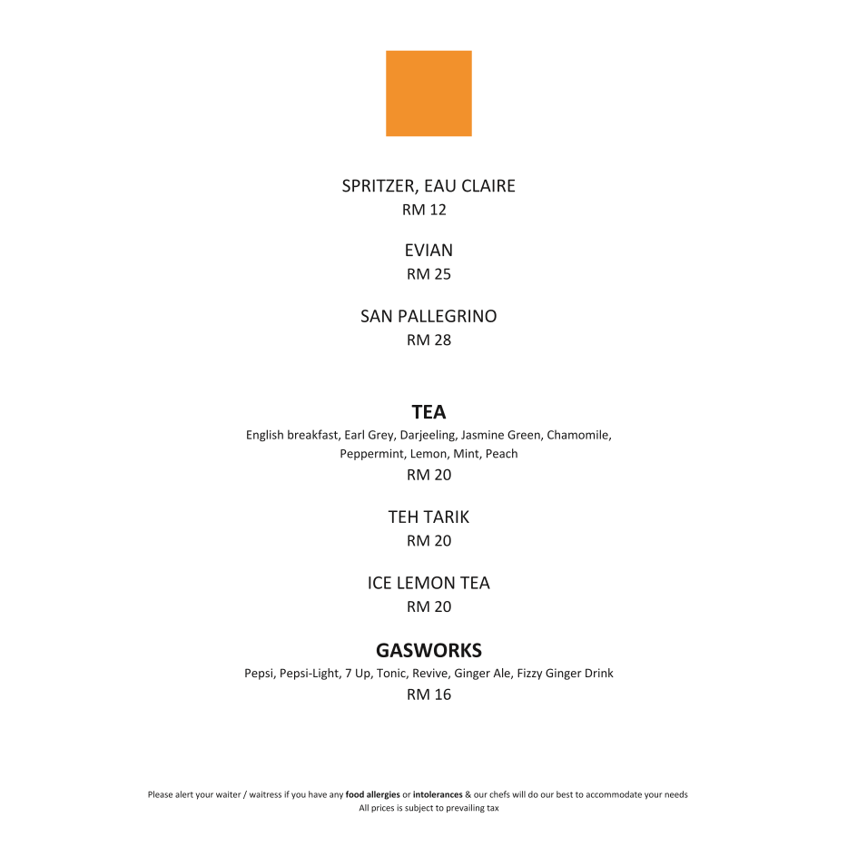Menu Zest Restaurant - Putrajaya Marriott Hotel Buffet-6