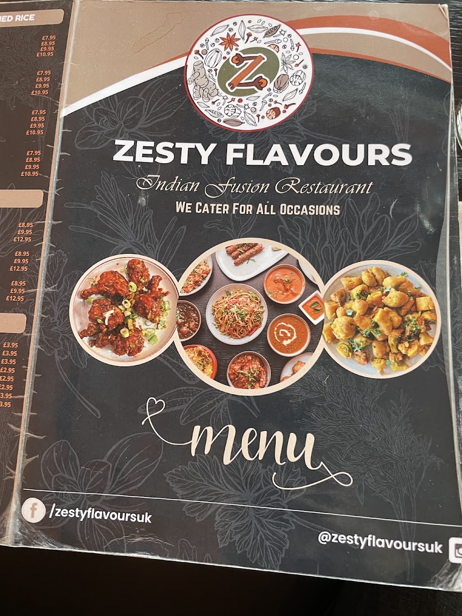 Menu Zesty Flavours-2