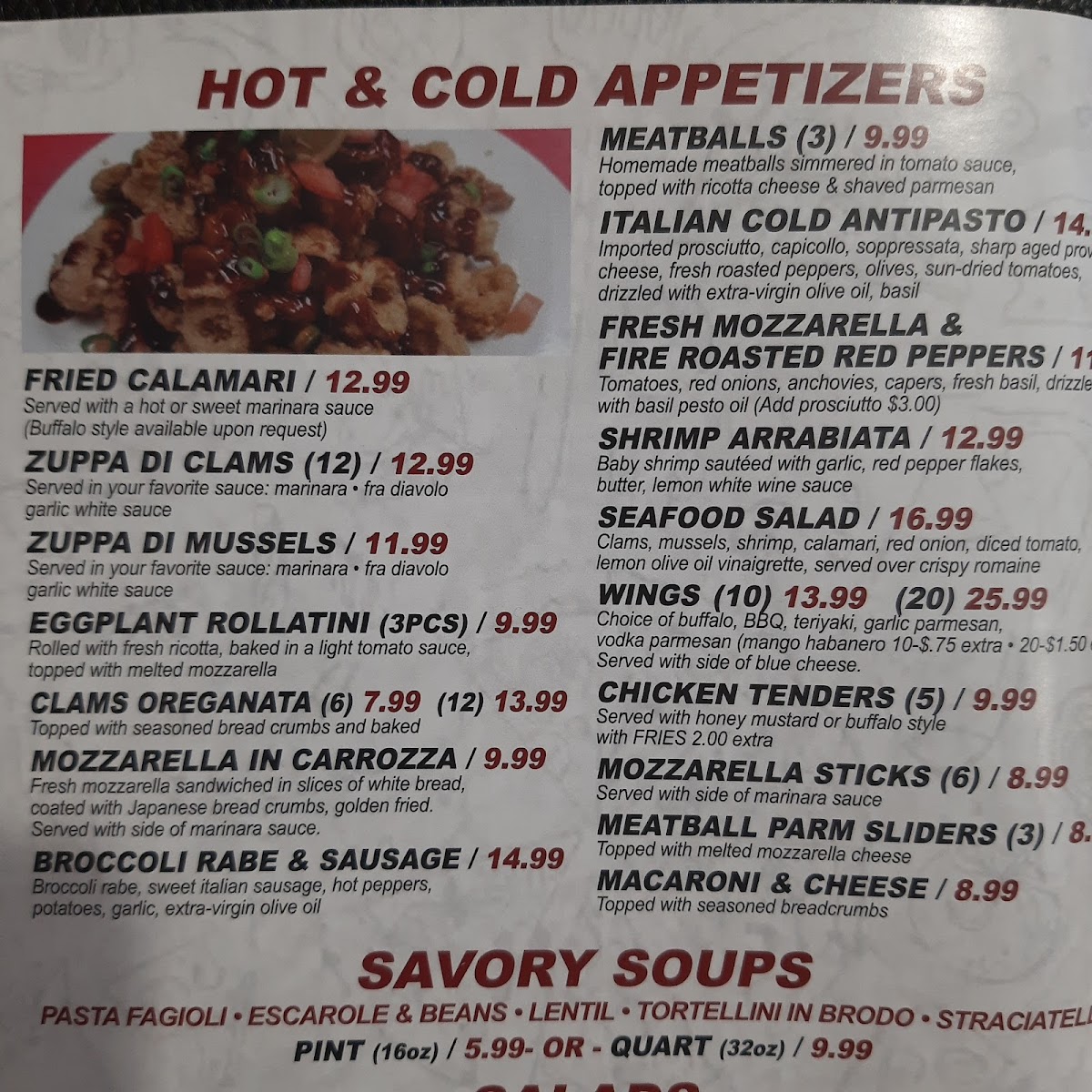 Menu Zi Zia Pizzeria & Trattoria-4