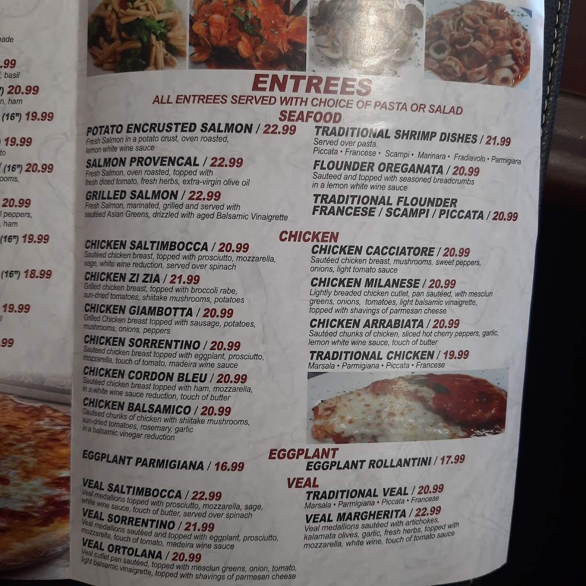 Menu Zi Zia Pizzeria & Trattoria-7