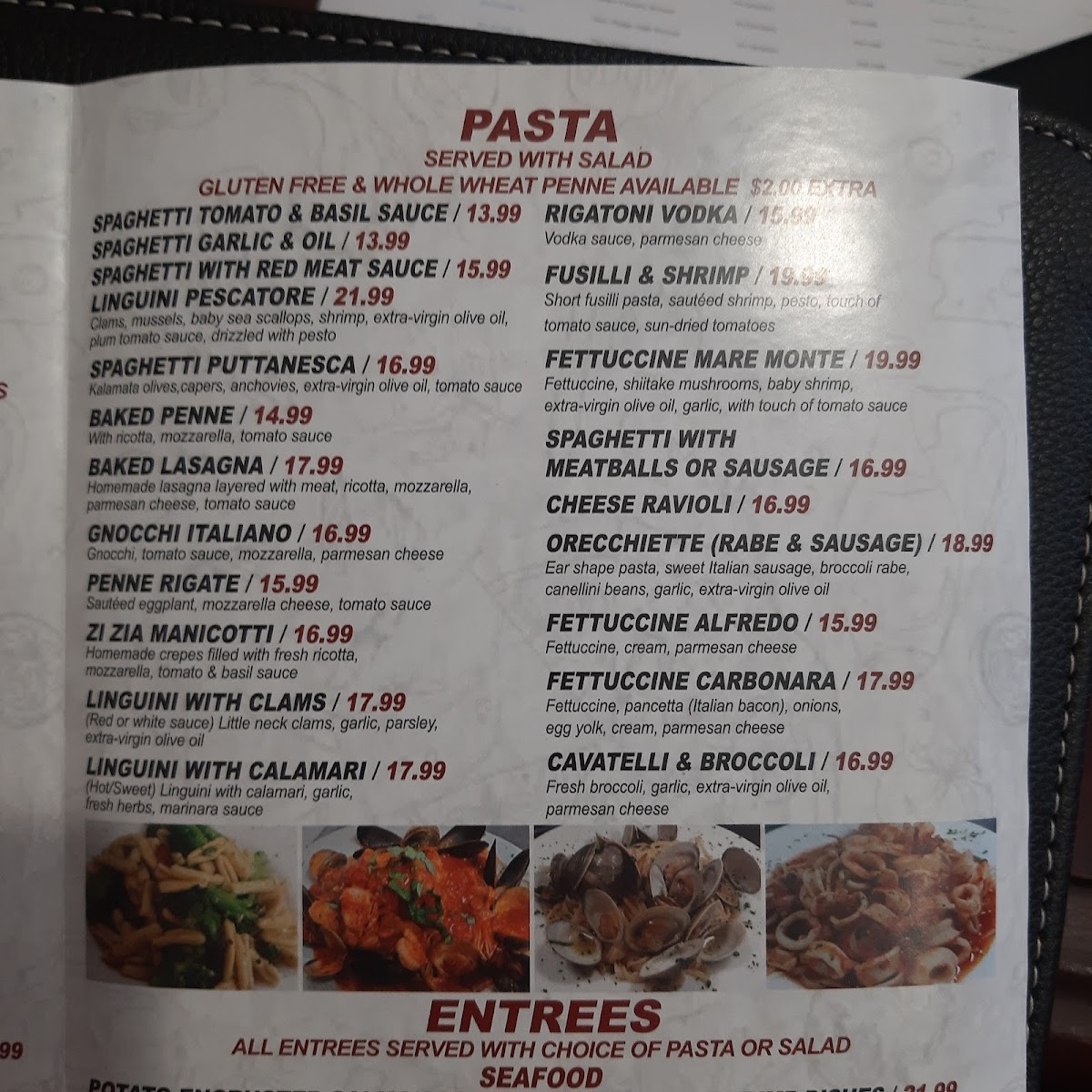 Menu Zi Zia Pizzeria & Trattoria-9