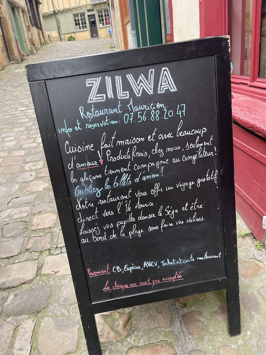 Menu Zilwa Le Mans Restaurant Mauricien-10