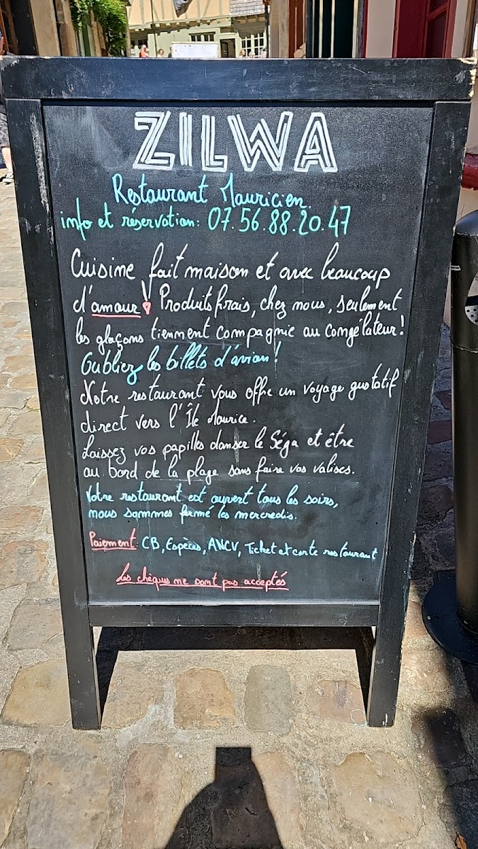 Menu Zilwa Le Mans Restaurant Mauricien-8