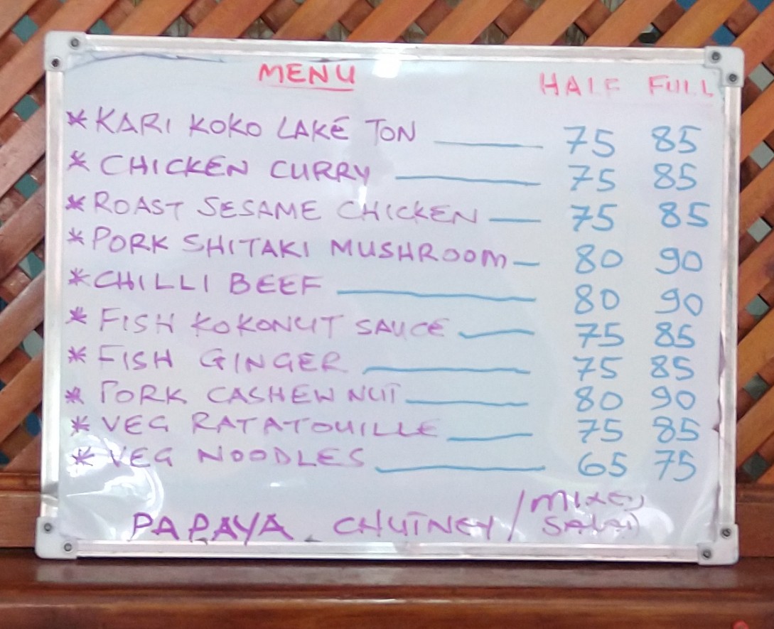 Menu Zilwa Reggae Bar Cafeteria Take Away-2