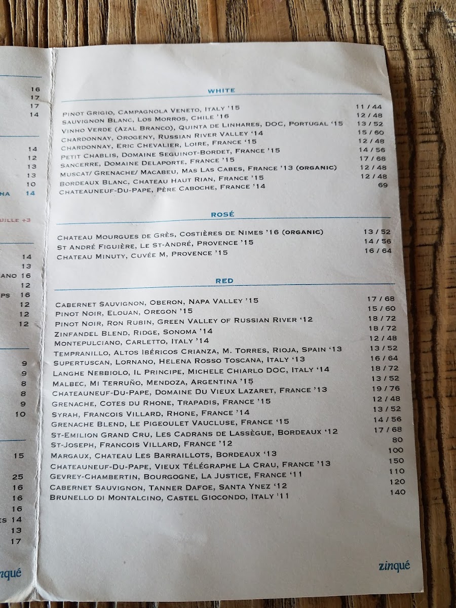 Menu Zinqué-7