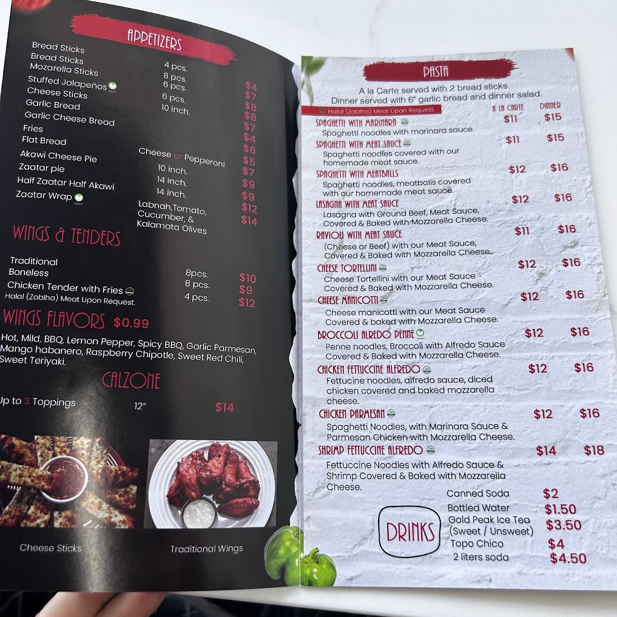 Menu Zio Al’S Pizza & Pasta - Mckinney-2