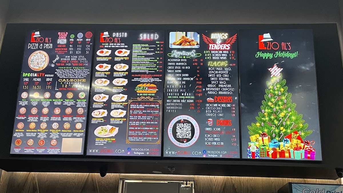 Menu Zio Al’S Pizza & Pasta - Mckinney-5