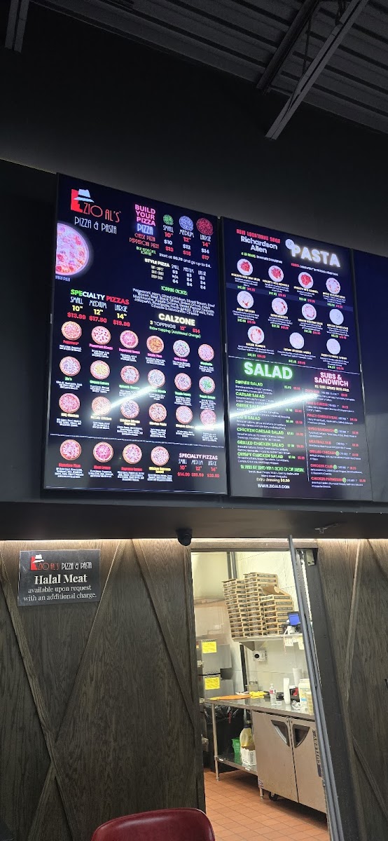 Menu Zio Al’S Pizza & Pasta - Mckinney-7